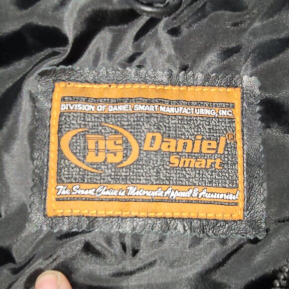 DS Daniel Smart Leather Vest Black Sz XXL - Picture 5 of 14